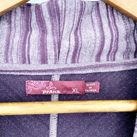 Prana Paradiso Cocoon Terry Cardigan Stripe Sz XL - Picture 5 of 7